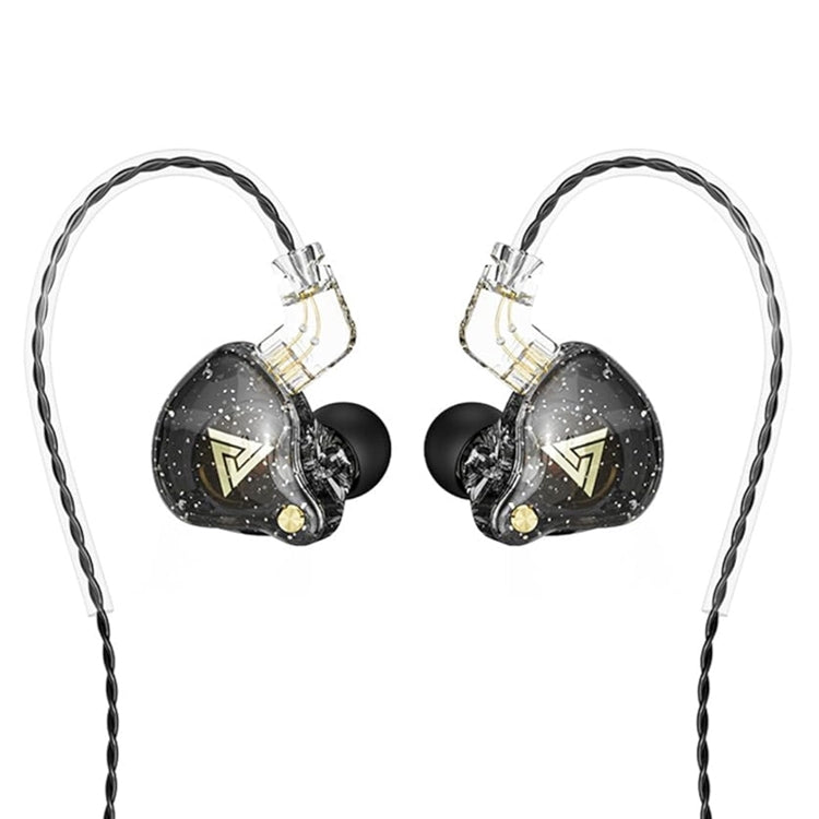 QKZ AK6 PRO HiFi Subwoofer In-Ear Wired Headphones with Mic(Black) - In Ear Wired Earphone by QKZ | Online Shopping South Africa | PMC TechLife | Buy Now Pay Later Mobicred