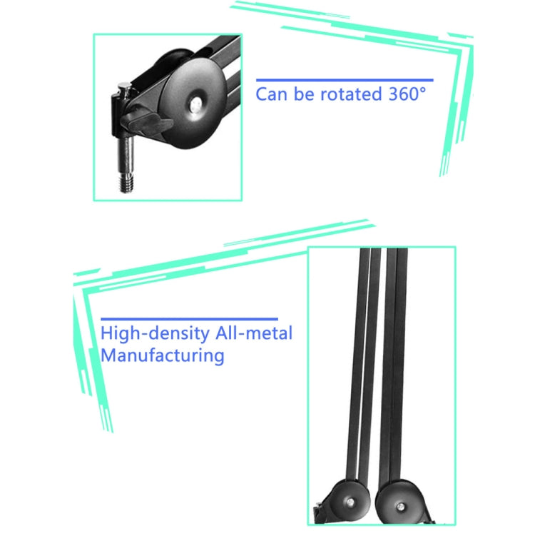 Microphone Desktop Cantilever Stent 360 Degree Rotating Bracket(GAZ-40 B) - Stand by PMC TechLife | Online Shopping South Africa | PMC TechLife | Buy Now Pay Later Mobicred