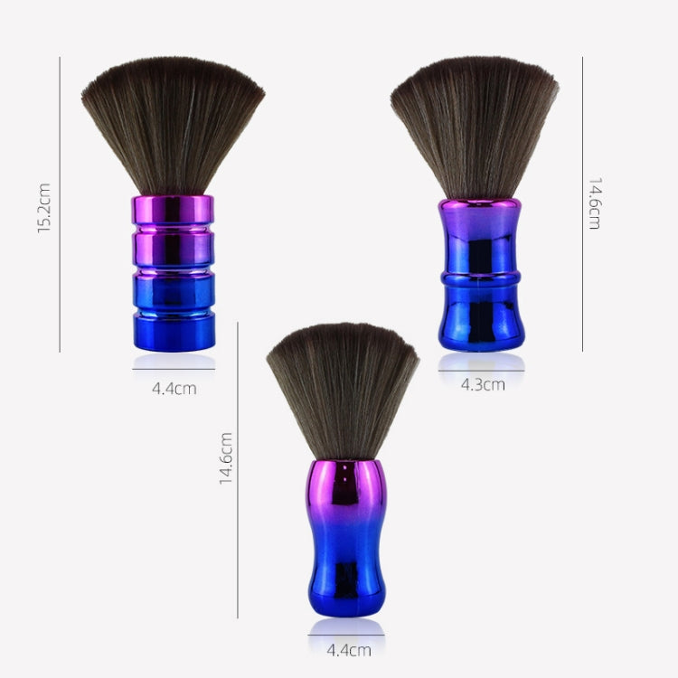 Electroplating Broken Hair Brush Haircut Neck Cleaning Brush(Four-section Gold) - free shipping - PMC TechLife - Order now!