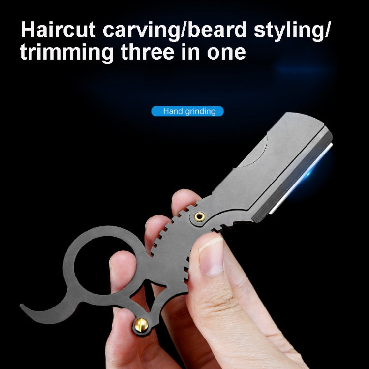 Manual Men Stainless Steel Ring Razor Without Blade(Gold) - Manual Razor by PMC TechLife | Online Shopping South Africa | PMC TechLife | Buy Now Pay Later Mobicred