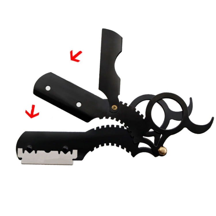 Manual Men Stainless Steel Ring Razor Without Blade(Gold) - Manual Razor by PMC TechLife | Online Shopping South Africa | PMC TechLife | Buy Now Pay Later Mobicred