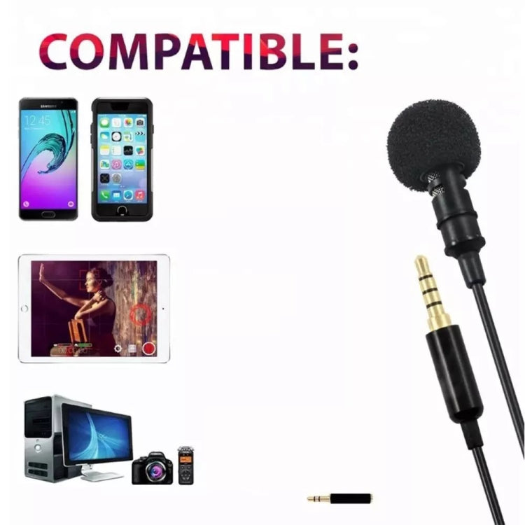 GAM-140 Mobile Phone Recording Collar Microphone(Black) - Microphone by PMC TechLife | Online Shopping South Africa | PMC TechLife
