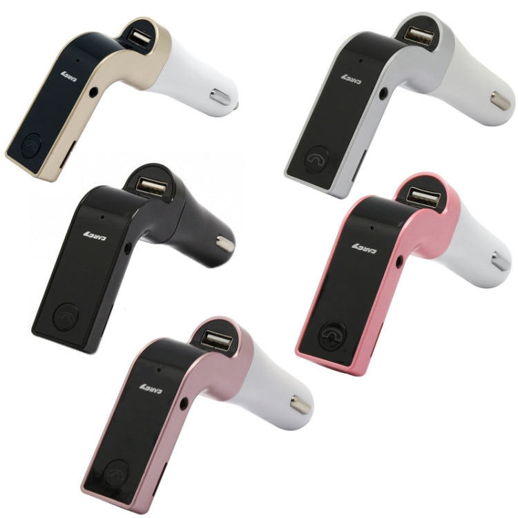 G7 Car Hands-Free Bluetooth FM Player MP3(Gold) - Bluetooth Car Kits by PMC TechLife | Online Shopping South Africa | PMC TechLife | Buy Now Pay Later Mobicred