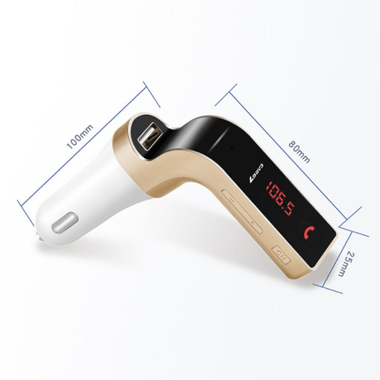 G7 Car Hands-Free Bluetooth FM Player MP3(Black) - Bluetooth Car Kits by PMC TechLife | Online Shopping South Africa | PMC TechLife | Buy Now Pay Later Mobicred