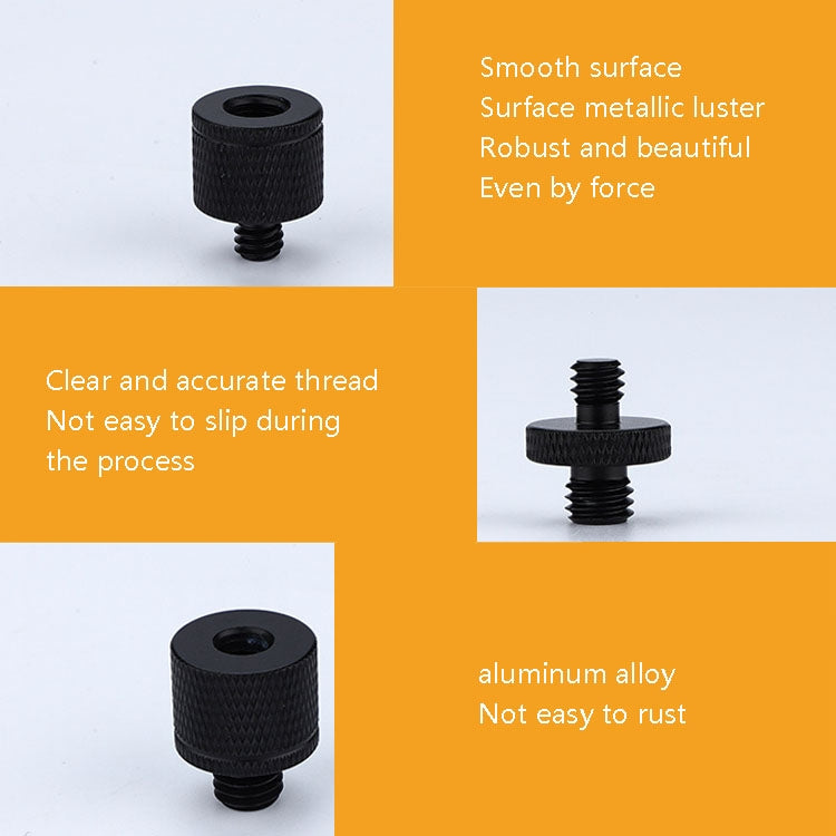 4 PCS Screw Adapter A24 1/4 Male to M4 Male Screw -  by PMC TechLife | Online Shopping South Africa | PMC TechLife