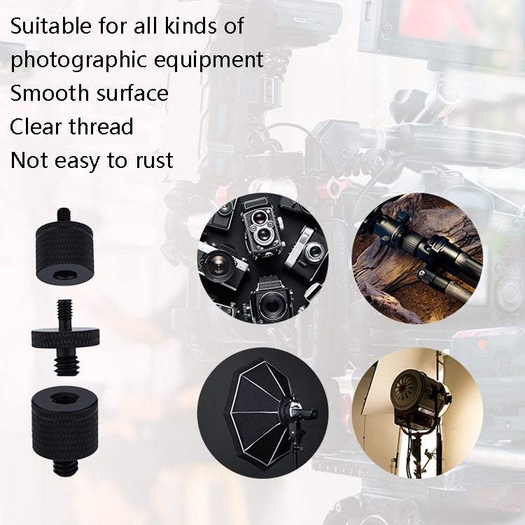 4 PCS Screw Adapter A24 1/4 Male to M4 Male Screw -  by PMC TechLife | Online Shopping South Africa | PMC TechLife