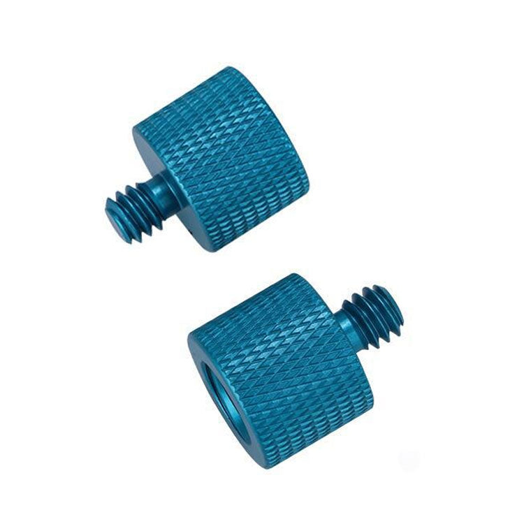 10 PCS Screw Adapter 3/8 Female to 1/4 Male  Screw(Blue) - free shipping - PMC TechLife - Order now!