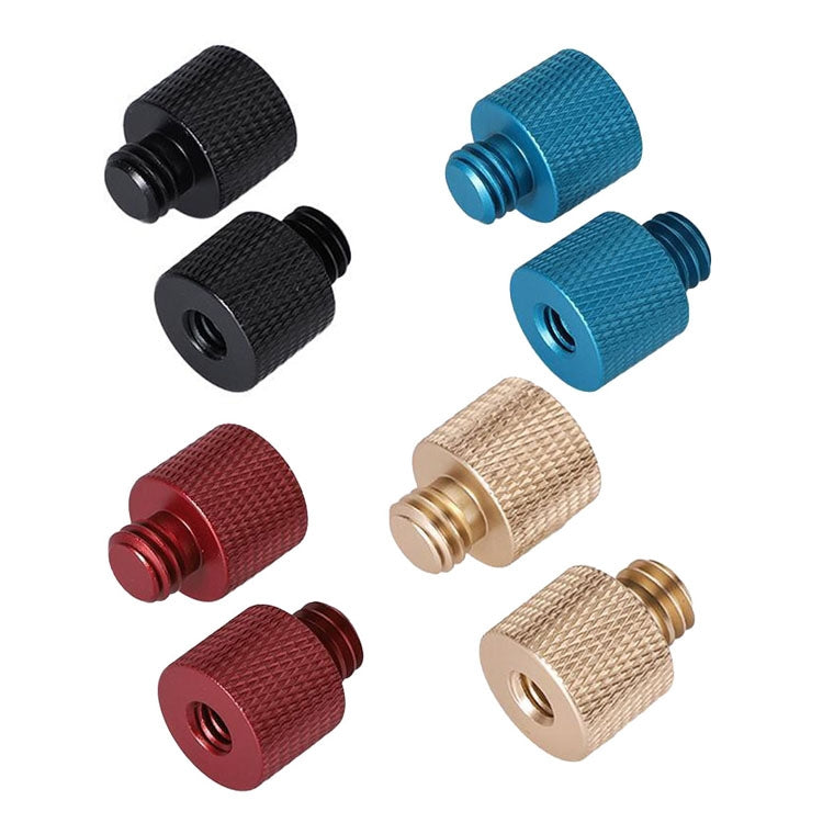 10 PCS Screw Adapter 1/4 Female to 3/8 Male Screw (Black) - free shipping - PMC TechLife - Order now!