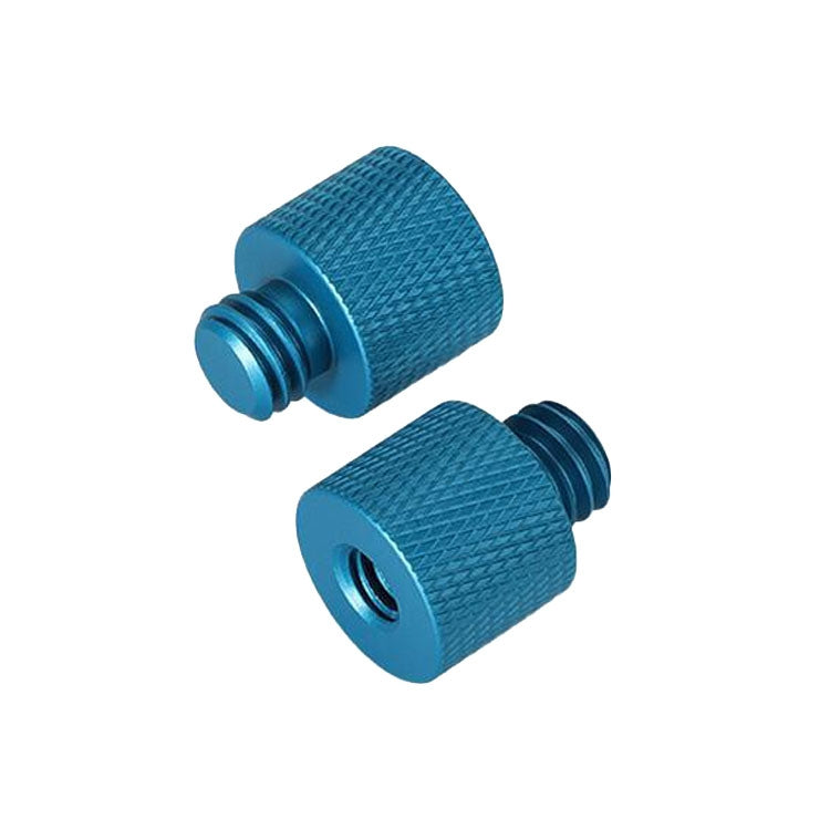 10 PCS Screw Adapter 1/4 Female to 3/8 Male Screw (Blue) - free shipping - PMC TechLife - Order now!