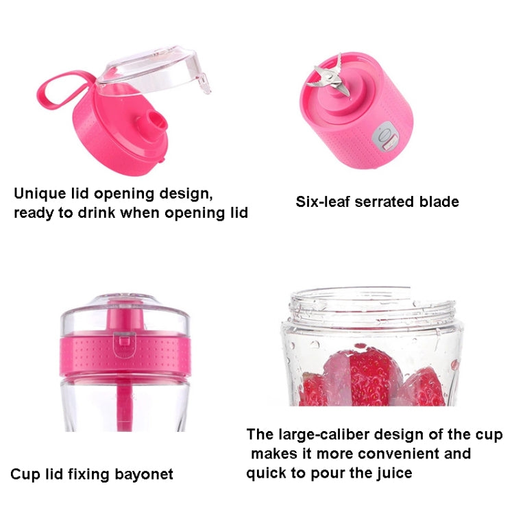 6-Blade Electric Fruit Juicer Juice Cup(White) - free shipping - PMC TechLife - Order now!