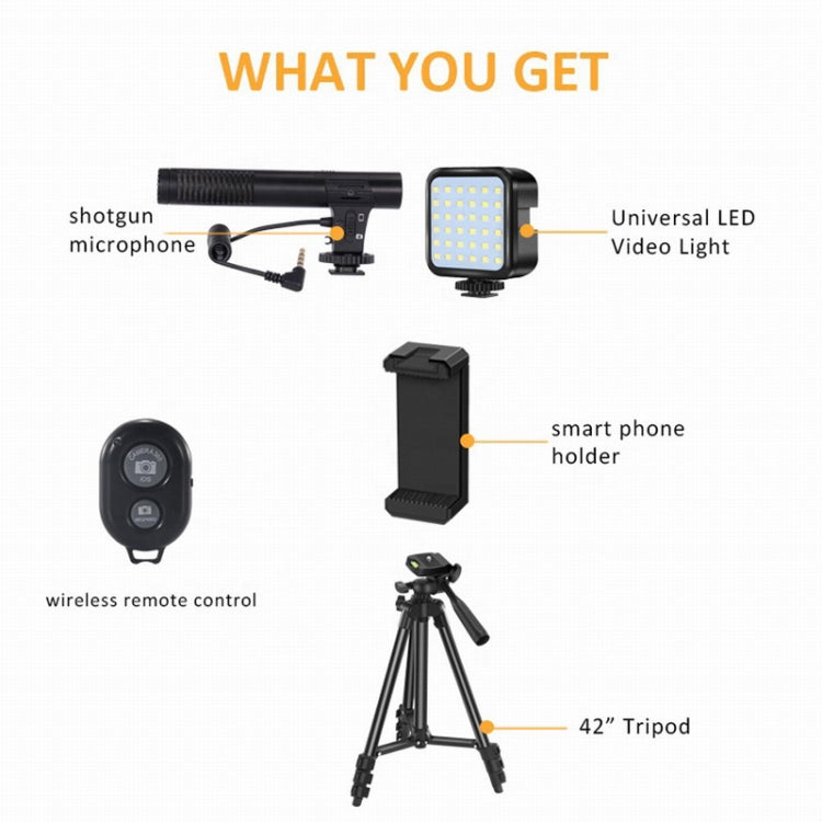 KIT-05LM Live Broadcast Video Shooting LED Light Tripod Kit - Tripods by PMC TechLife | Online Shopping South Africa | PMC TechLife | Buy Now Pay Later Mobicred