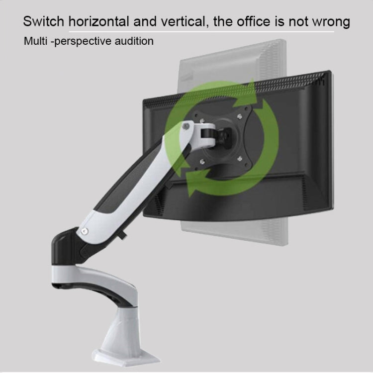 Gibbon Mounts Multifunctional Telescopic Rotating Lifting Monitor Stand, Color: GM112FG Perforation Black - free shipping - PMC Jewellery - Order now!