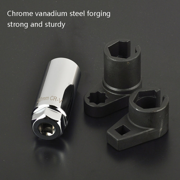 3 In 1 Manganese Steel Chrome-Plated Small Mouth Oxygen-Containing Sensor Disassemble Sleeve - Hand Tool Sets by PMC TechLife | Online Shopping South Africa | PMC TechLife | Buy Now Pay Later Mobicred