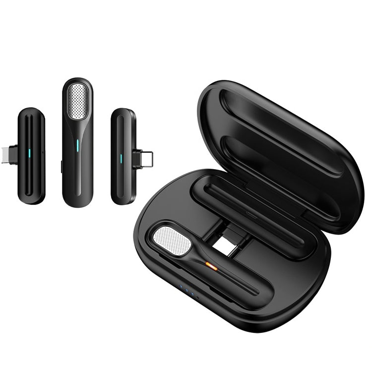 FerTo DX01 Wireless Collar Microphone 2.4G Live Broadcast Equipment, Style: TYPE-C + Charging Bin - free shipping - PMC Jewellery - Order now!