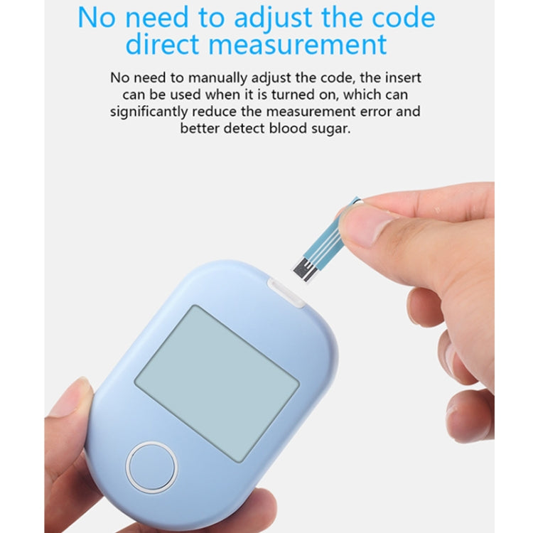 803 LCD Screen Home Automatic Blood Glucose Test, Shape: Set(English Version) - free shipping - PMC TechLife - Order now!