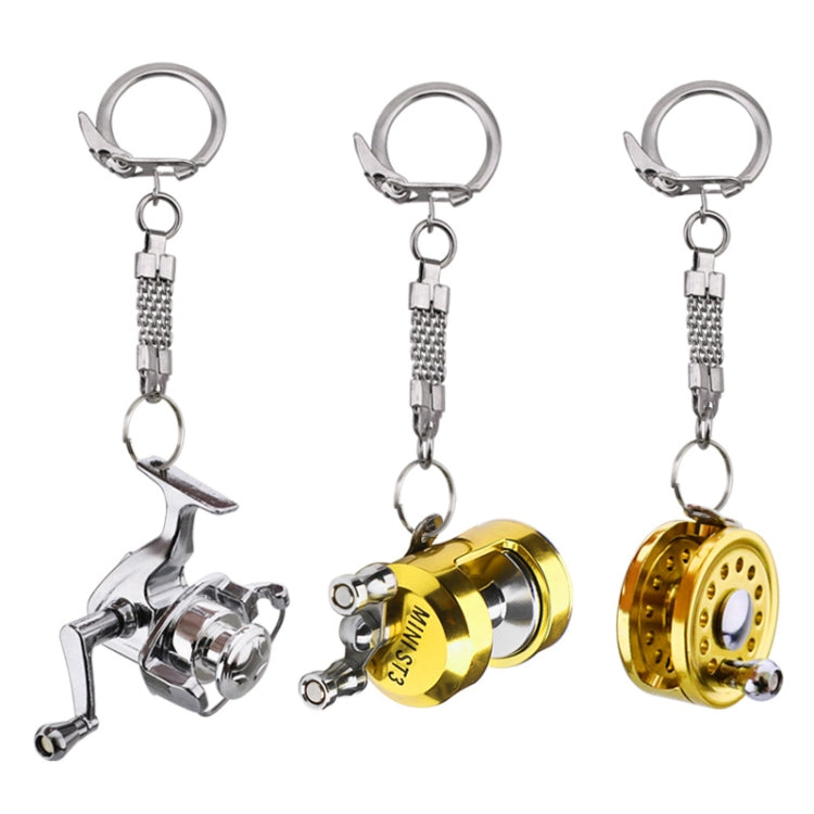 Metal Fishing Wheel Decoration Pendant Mini Wheel Fish Key Chain, Color:  C - Key Rings by PMC TechLife | Online Shopping South Africa | PMC TechLife | Buy Now Pay Later Mobicred