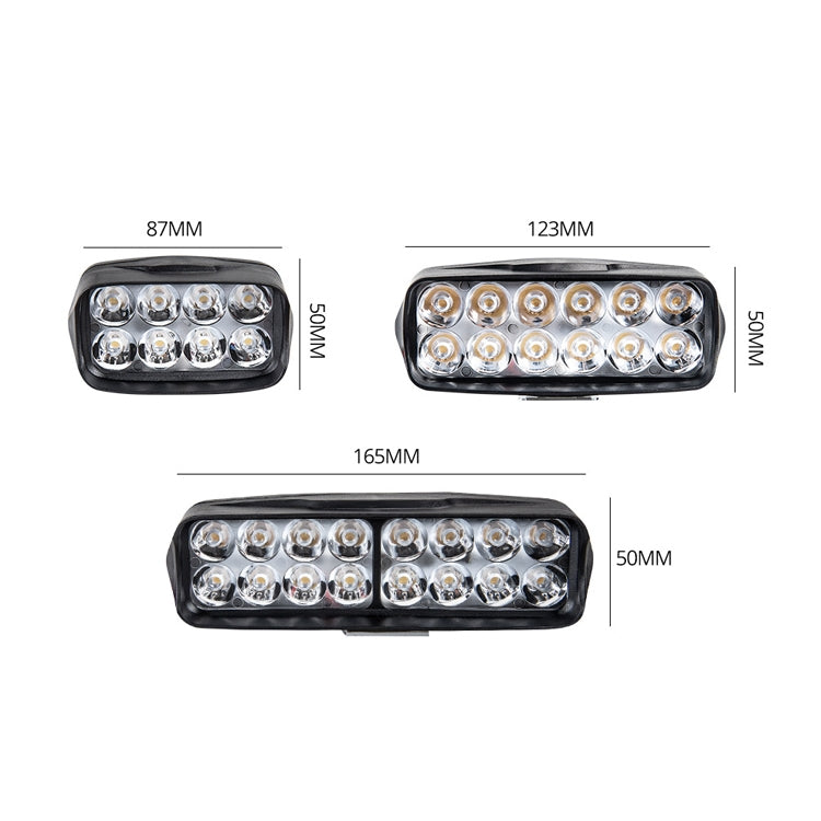 2 PCS MK-265 Motorcycle Character Shooting Light Auxiliary Day Running Light, Style: 12 LEDs - Headlights by PMC Jewellery | Online Shopping South Africa | PMC Jewellery | Buy Now Pay Later Mobicred