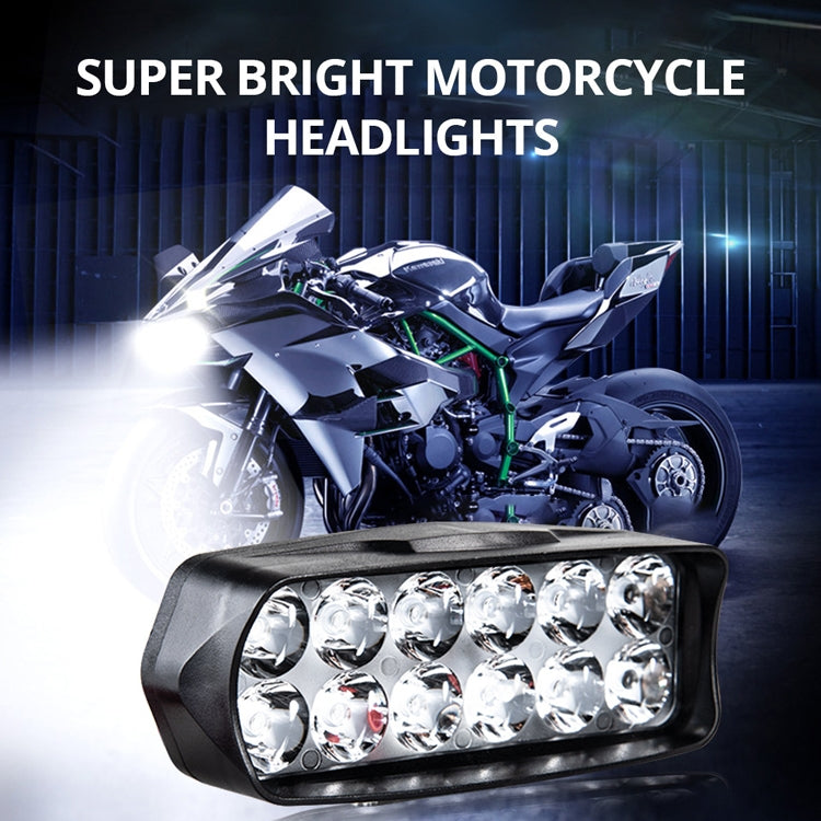 2 PCS MK-265 Motorcycle Character Shooting Light Auxiliary Day Running Light, Style: 12 LEDs - Headlights by PMC Jewellery | Online Shopping South Africa | PMC Jewellery | Buy Now Pay Later Mobicred