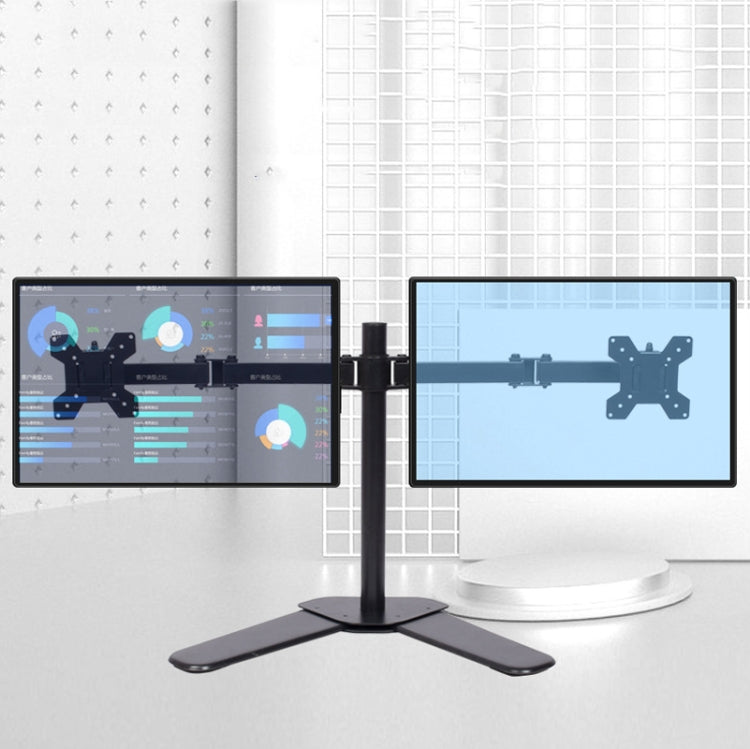 Desktop Lifting Monitor Stand Bracket Dual Screen Desk Base - TV Brackets & Mounts by PMC TechLife | Online Shopping South Africa | PMC TechLife | Buy Now Pay Later Mobicred
