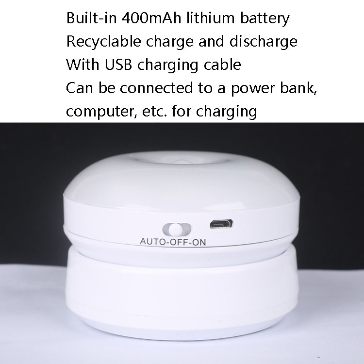 DMK-6PL Kitchen Cabinet Body Infrared Sensing Lamp, Style: Rotate Charging(White Light) - Sensor LED Lights by PMC TechLife | Online Shopping South Africa | PMC TechLife | Buy Now Pay Later Mobicred