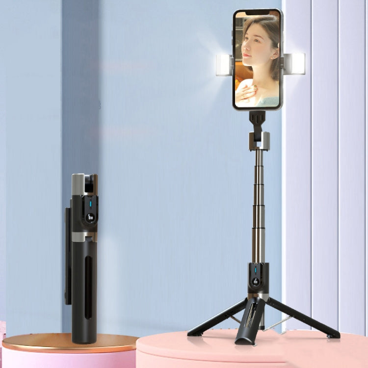 Mobile Phone Tripod Bluetooth Remote Control Live Selfie Stick, Specification: P96D2 Double Light - Selfie Sticks by PMC TechLife | Online Shopping South Africa | PMC TechLife | Buy Now Pay Later Mobicred