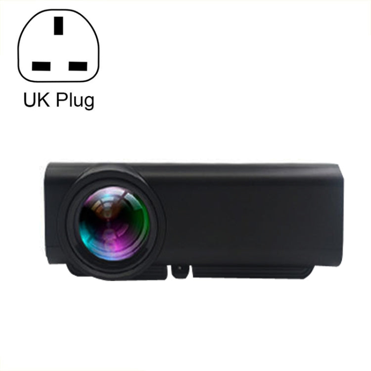 YG530 Home LED Small HD 1080P Projector, Specification: UK Plug(Black) - LED Projector by PMC TechLife | Online Shopping South Africa | PMC TechLife | Buy Now Pay Later Mobicred