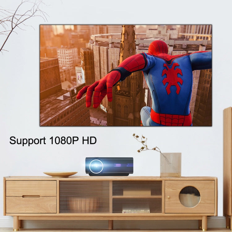 YG530 Home LED Small HD 1080P Projector, Specification: UK Plug(Black) - LED Projector by PMC TechLife | Online Shopping South Africa | PMC TechLife | Buy Now Pay Later Mobicred