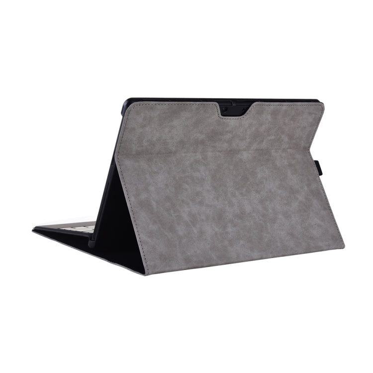 13 inch Leather Tablet Protective Case For Microsoft Surface Pro X, Color: Light Gray + Power Bag - free shipping - PMC Jewellery - Order now!