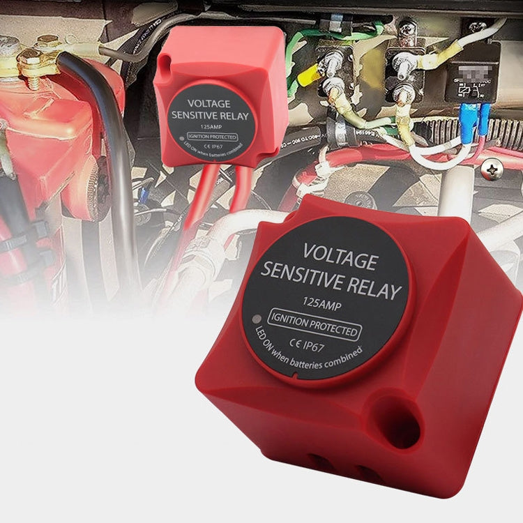 AOK9003 Housing Car Yacht Ship Dual Battery Isolator(Red Shell) - Relays by PMC TechLife | Online Shopping South Africa | PMC TechLife | Buy Now Pay Later Mobicred