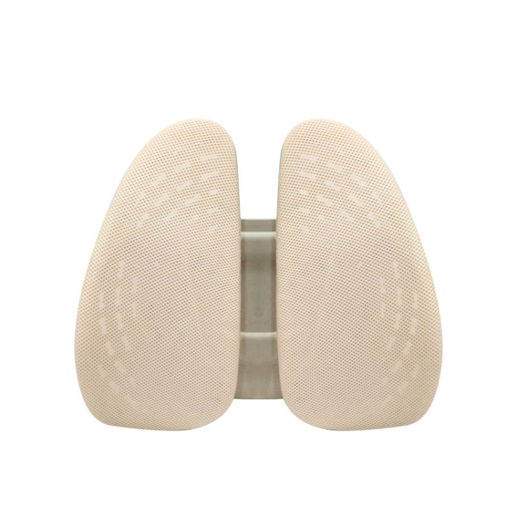 5297 Car Massage Seat Cushion(Beige with Beige) - Seat Accessories by PMC TechLife | Online Shopping South Africa | PMC TechLife | Buy Now Pay Later Mobicred