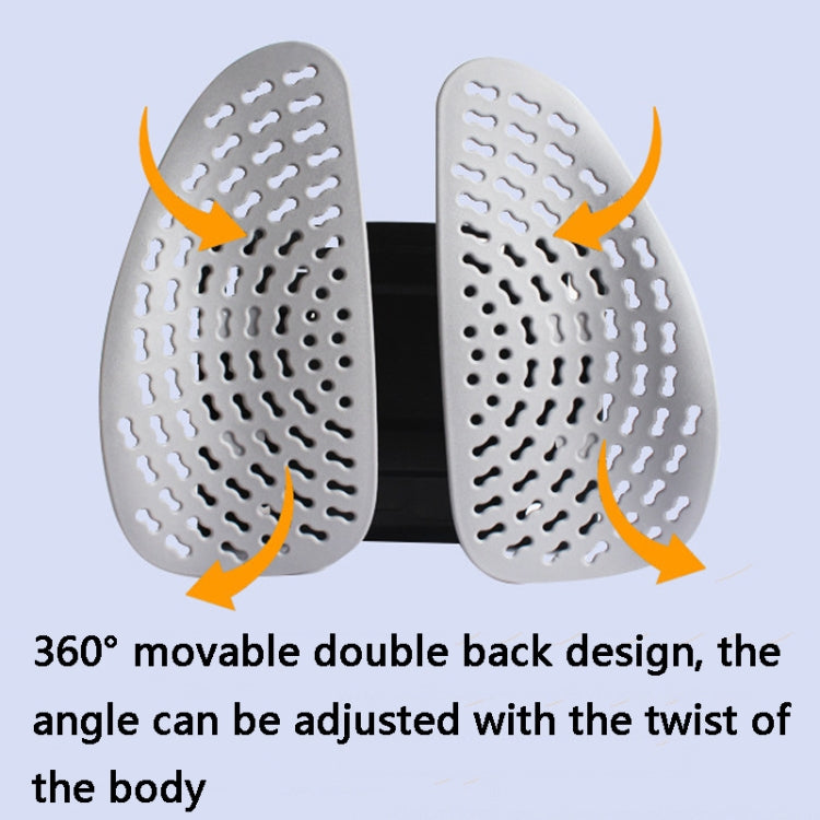 5297 Car Massage Seat Cushion(Beige with Beige) - Seat Accessories by PMC TechLife | Online Shopping South Africa | PMC TechLife | Buy Now Pay Later Mobicred