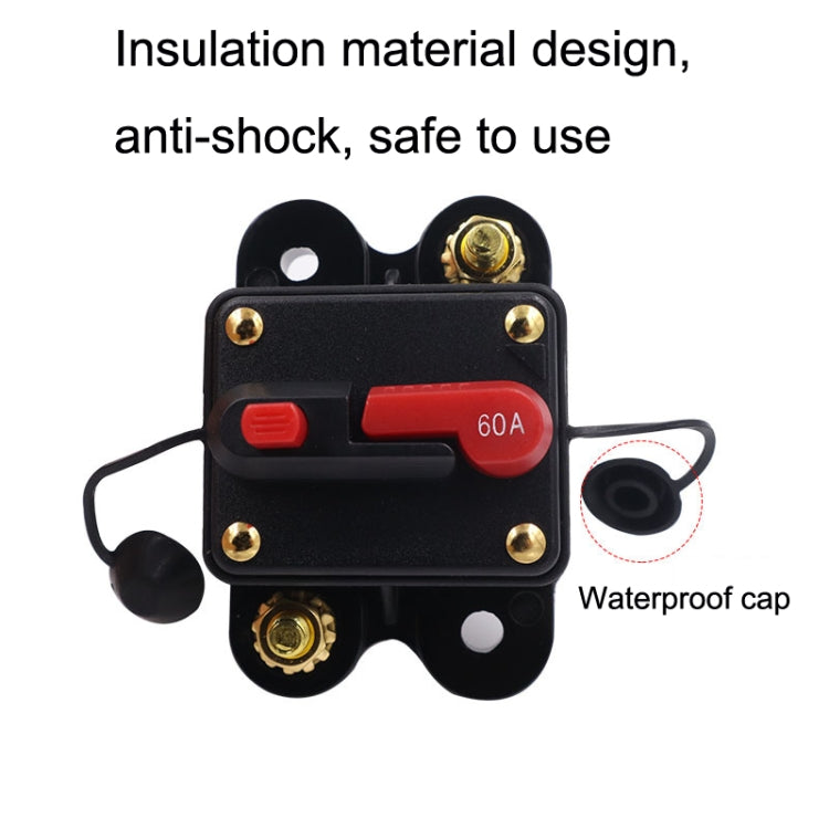CB2 Car RV Yacht Audio Modification Automatic Circuit Breaker Switch, Specification: 50A - Fuse by PMC TechLife | Online Shopping South Africa | PMC TechLife | Buy Now Pay Later Mobicred