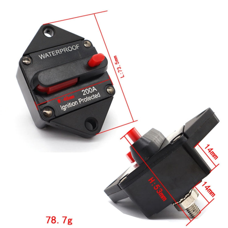 CB10 Car Audio Modified Automatic Circuit Breakerion, Specification: 80A - Fuse by PMC TechLife | Online Shopping South Africa | PMC TechLife | Buy Now Pay Later Mobicred