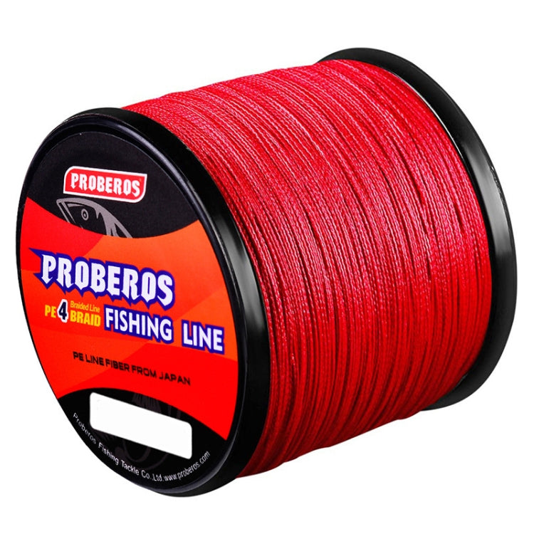 PROBEROS 4 Edited 300M Fish Line, Line number: 8.0 / 80lb(Red) - Fishing Lines & Ropes by PROBEROS | Online Shopping South Africa | PMC TechLife | Buy Now Pay Later Mobicred