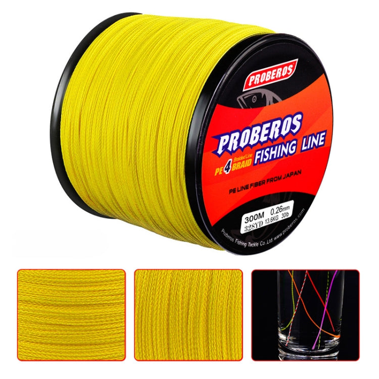 PROBEROS 4 Edited 300M Fish Line, Line number: 8.0 / 80lb(Red) - Fishing Lines & Ropes by PROBEROS | Online Shopping South Africa | PMC TechLife | Buy Now Pay Later Mobicred