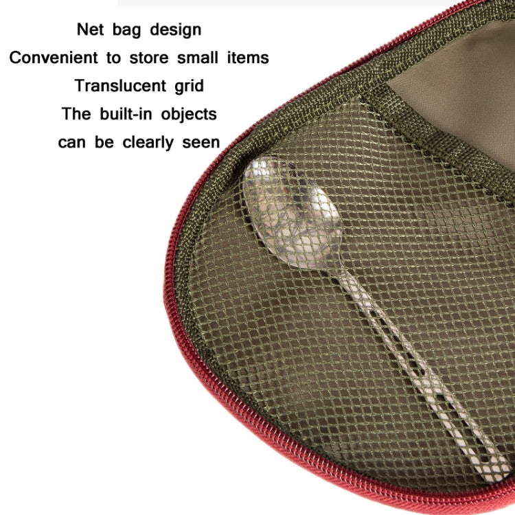 CAMPSOR Outdoor Camping Barbecue Tableware Storage Bag(Khaki) - free shipping - PMC TechLife - Order now!