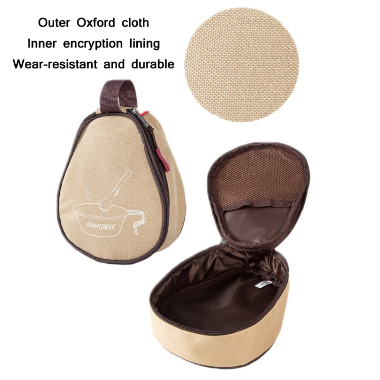 CAMPSOR Outdoor Camping Barbecue Tableware Storage Bag(Khaki) - free shipping - PMC TechLife - Order now!