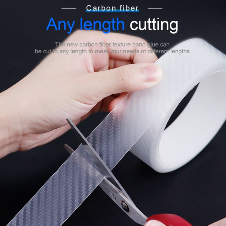 10cm x 10m Car Carbon Fiber Bumper Anti-Collision Strip - Anti Collision Sticker by PMC Jewellery | Online Shopping South Africa | PMC Jewellery | Buy Now Pay Later Mobicred