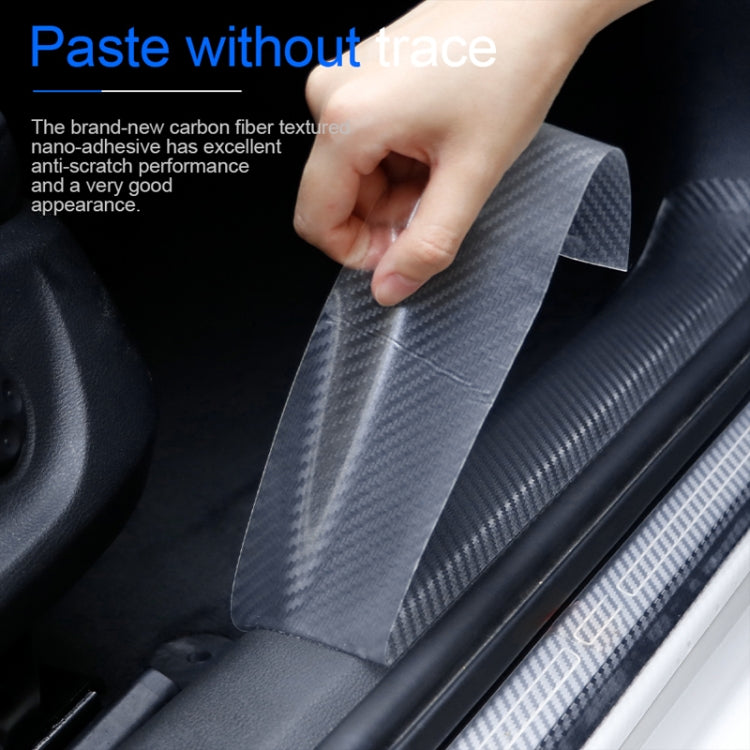 10cm x 10m Car Carbon Fiber Bumper Anti-Collision Strip - Anti Collision Sticker by PMC Jewellery | Online Shopping South Africa | PMC Jewellery | Buy Now Pay Later Mobicred