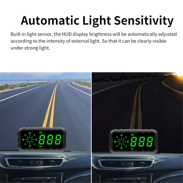 C3010 Car Head-up Display Speed Alarm(English Version) - Head Up Display System by PMC TechLife | Online Shopping South Africa | PMC TechLife | Buy Now Pay Later Mobicred