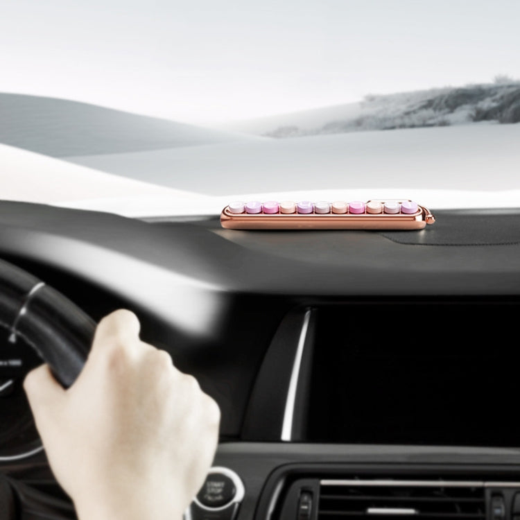 Colorful Car Temporary Parking Number Card, Color: Cherry Pink (Colorful) - Parking Card by PMC Jewellery | Online Shopping South Africa | PMC Jewellery | Buy Now Pay Later Mobicred