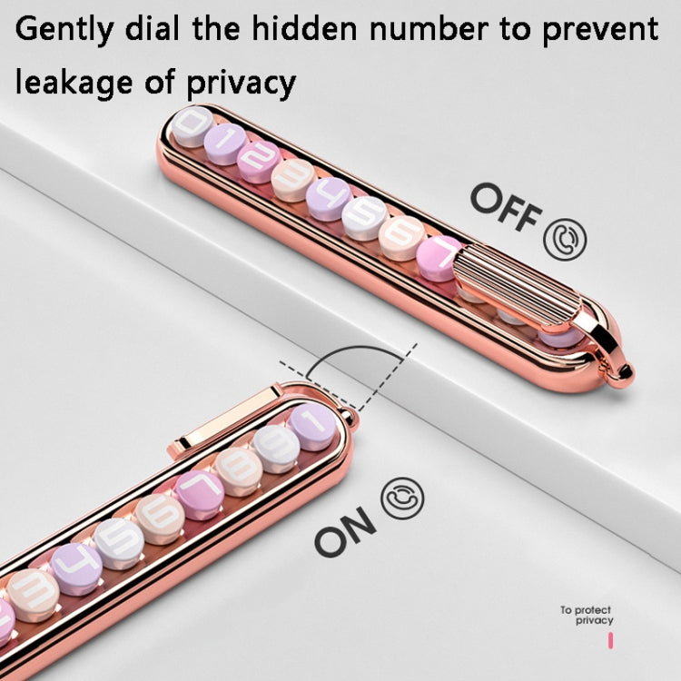 Colorful Car Temporary Parking Number Card, Color: Cherry Pink (Solid Color) - free shipping - PMC Jewellery - Order now!