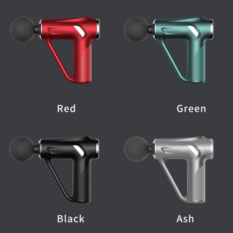 HB-008  Triangular Electric Fascia Gun Body Massage Gun, Specification: Button Style(Silver) - free shipping - PMC TechLife - Order now!