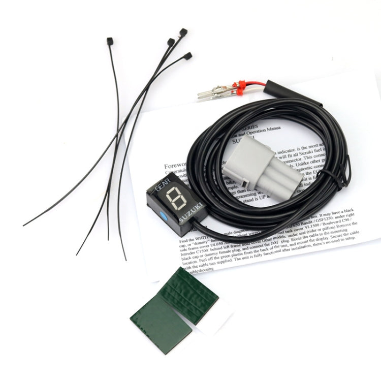 Motorcycle Instrument Gear Display For Suzuki(Blue Light) - Electrical Instruments by PMC TechLife | Online Shopping South Africa | PMC TechLife | Buy Now Pay Later Mobicred