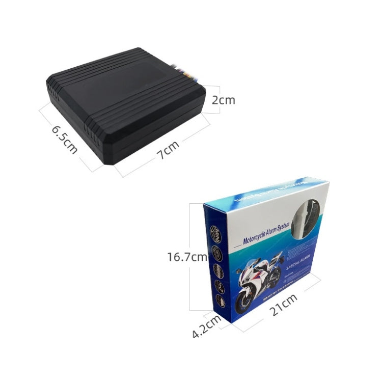 YL-B009 Motorcycle One-Way Remote Control Anti-Theft Alarm - Theft Protection by PMC TechLife | Online Shopping South Africa | PMC TechLife | Buy Now Pay Later Mobicred