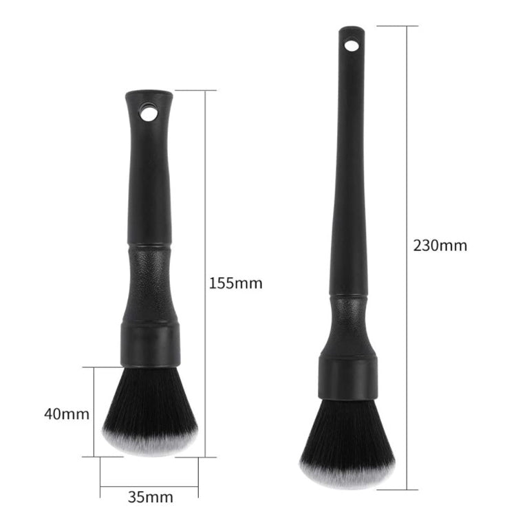 Car Air Conditioner Outlet Brush Interior Cleaning Soft Brush, Specification: Small+Large(Red) - Car washing supplies by PMC TechLife | Online Shopping South Africa | PMC TechLife | Buy Now Pay Later Mobicred