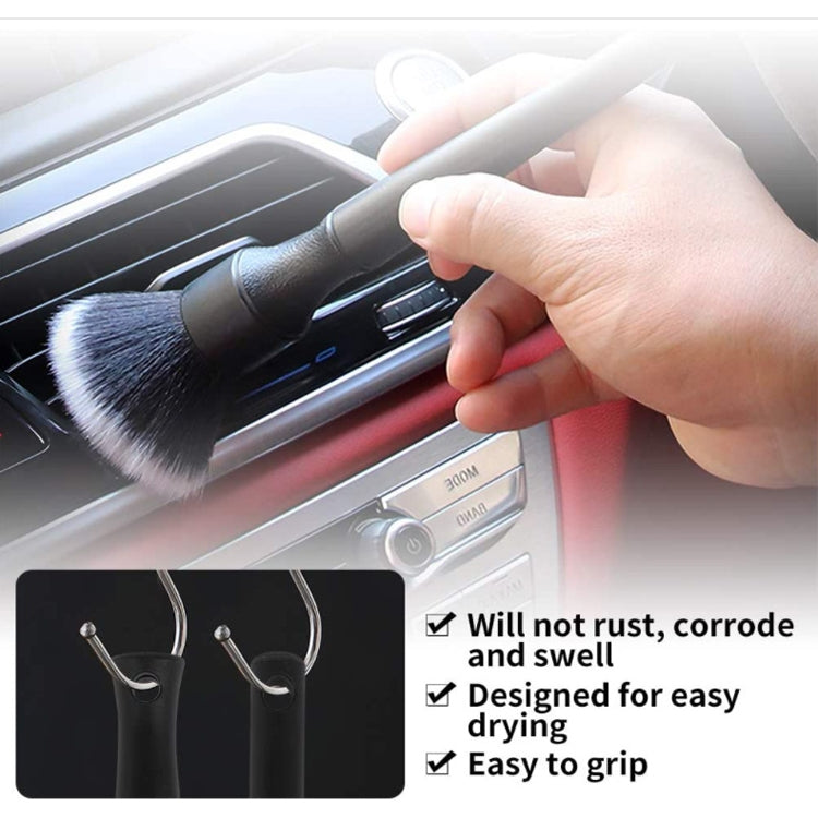 Car Air Conditioner Outlet Brush Interior Cleaning Soft Brush, Specification: Small+Large(Red) - Car washing supplies by PMC TechLife | Online Shopping South Africa | PMC TechLife | Buy Now Pay Later Mobicred