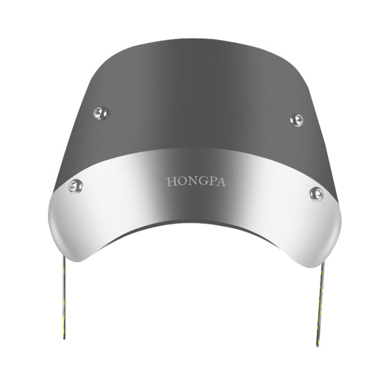 HONGPA DY-002 5-7 Inch Retro Motorcycle Modified PC Windshield(Smoked) - Others by PMC TechLife | Online Shopping South Africa | PMC TechLife | Buy Now Pay Later Mobicred