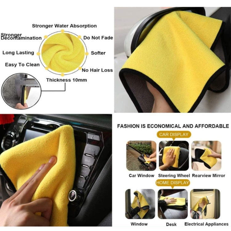 13 PCS / Set Double-Sided Towel Car Wash Gloves - Car washing supplies by PMC TechLife | Online Shopping South Africa | PMC TechLife | Buy Now Pay Later Mobicred