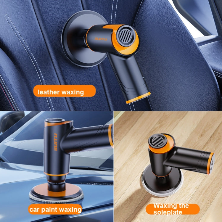 SUITU ST-6602 100W 1800RPM Wireless Car Waxing Machine Car Polishing Machine(Orange) - free shipping - PMC TechLife - Order now!